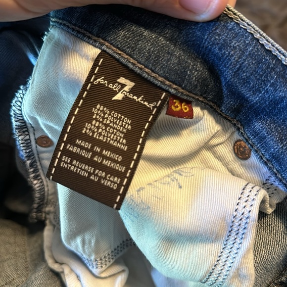 7 for all mankind standard - men’s straight jeans - Picture 5 of 6